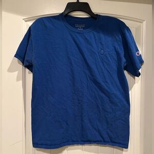 Champion Men's blue Solid Classic Jersey T-Shirt, Sizes medium